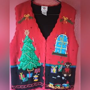 🎄EUC Unisex Vintage Christmas Sweater Vest🎄